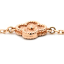 ヴァンクリーフアーペル Van Cleef & Arpels スウィート アルハンブラ 6モチーフ VCARO8DD00 ローズゴールド K18PG ブレスレット ピンクゴールド 750PG 18K
