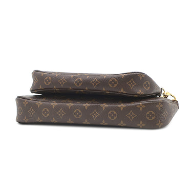 ルイヴィトン LOUIS VUITTON ミュルティ ポシェット アクセソワール M44840 ローズクレール モノグラムキャンバス ショルダーバッグ ゴールド金具