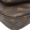 ルイヴィトン LOUIS VUITTON ミュルティ ポシェット アクセソワール M44840 ローズクレール モノグラムキャンバス ショルダーバッグ ゴールド金具