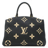 ルイヴィトン LOUIS VUITTON グランパレMM M45842 ブラック×ベージュ レザー バイカラー モノグラムアンプラントレザー 2WAYバッグ ゴールド金具 ハンドバッグ ショルダー