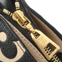 ルイヴィトン LOUIS VUITTON グランパレMM M45842 ブラック×ベージュ レザー バイカラー モノグラムアンプラントレザー 2WAYバッグ ゴールド金具 ハンドバッグ ショルダー