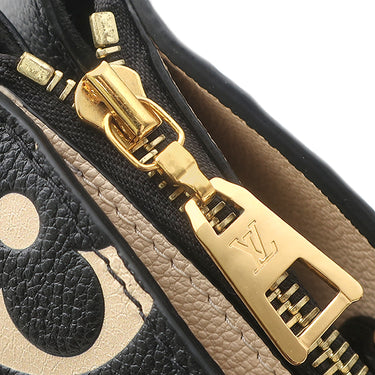 ルイヴィトン LOUIS VUITTON グランパレMM M45842 ブラック×ベージュ レザー バイカラー モノグラムアンプラントレザー 2WAYバッグ ゴールド金具 ハンドバッグ ショルダー