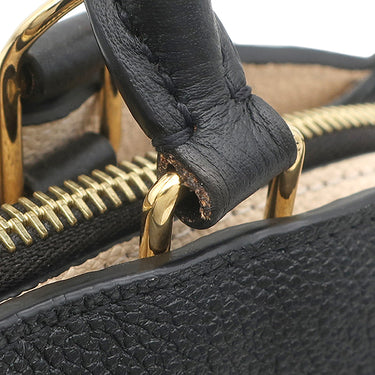 ルイヴィトン LOUIS VUITTON グランパレMM M45842 ブラック×ベージュ レザー バイカラー モノグラムアンプラントレザー 2WAYバッグ ゴールド金具 ハンドバッグ ショルダー