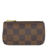 ルイヴィトン LOUIS VUITTON ポシェット クレ N62658 ダミエエベヌ ダミエキャンバス コインケース ゴールド金具 茶 小銭入れ キーチェーン付き