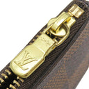 ルイヴィトン LOUIS VUITTON ポシェット クレ N62658 ダミエエベヌ ダミエキャンバス コインケース ゴールド金具 茶 小銭入れ キーチェーン付き
