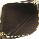 ルイヴィトン LOUIS VUITTON ポシェット クレ N62658 ダミエエベヌ ダミエキャンバス コインケース ゴールド金具 茶 小銭入れ キーチェーン付き