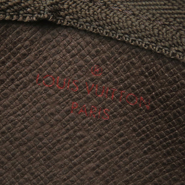ルイヴィトン LOUIS VUITTON ポシェット クレ N62658 ダミエエベヌ ダミエキャンバス コインケース ゴールド金具 茶 小銭入れ キーチェーン付き