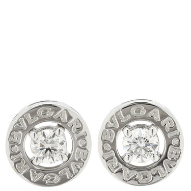ブルガリ BVLGARI ブルガリブルガリ ダイヤピアス ホワイトゴールド K18WG ダイヤモンド ピアス 18K 750 18金