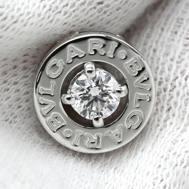 ブルガリ BVLGARI ブルガリブルガリ ダイヤピアス ホワイトゴールド K18WG ダイヤモンド ピアス 18K 750 18金