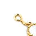 ヴァンクリーフアーペル Van Cleef & Arpels ヴィンテージアルハンブラ 5モチーフ VCARA41800 パールホワイト×イエローゴールド K18YG マザーオブ パール ブレスレット 白 750 18K YG シェル