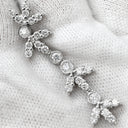 ブルガリ BVLGARI ダイヤモンド ドロップピアス ホワイトゴールド K18WG ダイヤモンド ピアス 18K 750 18金