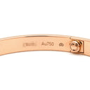 カルティエ Cartier LOVE ラブブレスレット 旧型 ハーフダイヤ B6036019 ピンクゴールド K18PG ダイヤモンド #19 ブレスレット Au750 18K 18金 4P 4石