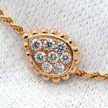 ブシュロン BOUCHERON セルパンボエム エクストラスモール JBT00806 ピンクゴールド K18PG ダイヤモンド ブレスレット ダイヤ 8P 8石 XS 18K 750 PG