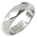 ブシュロン BOUCHERON ファセット リング ラージ ホワイトゴールド K18WG #56(JP16) リング 指輪 18K 750 18金 5.5mm 15.5号