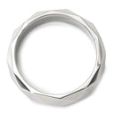 ブシュロン BOUCHERON ファセット リング ラージ ホワイトゴールド K18WG #56(JP16) リング 指輪 18K 750 18金 5.5mm 15.5号