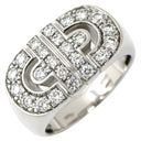 ブルガリ BVLGARI パレンテシ ダイヤ ホワイトゴールド K18WG ダイヤモンド リング 指輪 18K 750WG 18金 10号