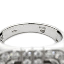 ブルガリ BVLGARI パレンテシ ダイヤ ホワイトゴールド K18WG ダイヤモンド リング 指輪 18K 750WG 18金 10号