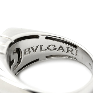ブルガリ BVLGARI パレンテシ ダイヤ ホワイトゴールド K18WG ダイヤモンド リング 指輪 18K 750WG 18金 10号