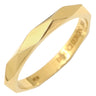 ブシュロン BOUCHERON ファセット リング ミディアム JAL00092 イエローゴールド K18YG #58(JP18) リング 指輪 18K 750 18金 3Pダイヤ 17号