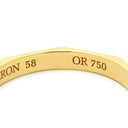 ブシュロン BOUCHERON ファセット リング ミディアム JAL00092 イエローゴールド K18YG #58(JP18) リング 指輪 18K 750 18金 3Pダイヤ 17号