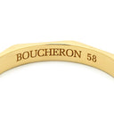 ブシュロン BOUCHERON ファセット リング ミディアム JAL00092 イエローゴールド K18YG #58(JP18) リング 指輪 18K 750 18金 3Pダイヤ 17号