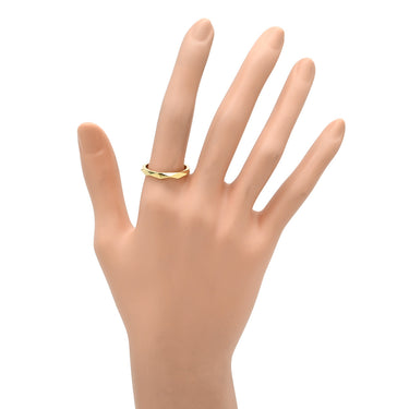 ブシュロン BOUCHERON ファセット リング ミディアム JAL00092 イエローゴールド K18YG #58(JP18) リング 指輪 18K 750 18金 3Pダイヤ 17号