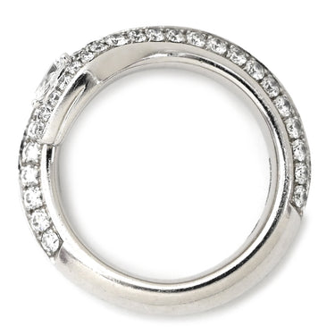 ブシュロン BOUCHERON スネーク ダイヤモンド ホワイトゴールド K18WG ダイヤモンド #52 リング 指輪 Au750 18K ヘビ 蛇モチーフ セミエタニティ 12号