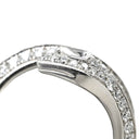 ブシュロン BOUCHERON スネーク ダイヤモンド ホワイトゴールド K18WG ダイヤモンド #52 リング 指輪 Au750 18K ヘビ 蛇モチーフ セミエタニティ 12号