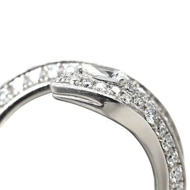 ブシュロン BOUCHERON スネーク ダイヤモンド ホワイトゴールド K18WG ダイヤモンド #52 リング 指輪 Au750 18K ヘビ 蛇モチーフ セミエタニティ 12号