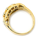 ダミアーニ DAMIANI エメラルド ダイヤ グリーン×イエローゴールド K18YG ダイヤモンド エメラルド リング 指輪 18K AU750 YG 14号