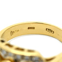 ダミアーニ DAMIANI エメラルド ダイヤ グリーン×イエローゴールド K18YG ダイヤモンド エメラルド リング 指輪 18K AU750 YG 14号