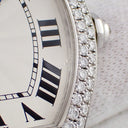 腕時計 カルティエ Cartier トーチュ LM WA504351 手巻き メンズ OH済 K18WG無垢 純正ダイヤ シルバー ギョーシェ 青針 ローマン