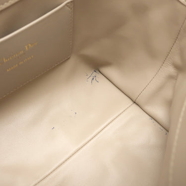 クリスチャン・ディオール Christian Dior トゥジュール パウダーベージュ カーフ 2WAYバッグ ゴールド金具 ハンドバッグ ショルダー マクロカナージュ