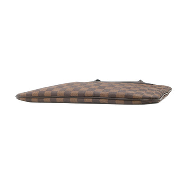 ルイヴィトン LOUIS VUITTON クリフトン N51149 ダミエエベヌ ダミエキャンバス トートバッグ ゴールド金具 トート ポーチ付き