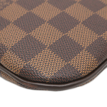 ルイヴィトン LOUIS VUITTON クリフトン N51149 ダミエエベヌ ダミエキャンバス トートバッグ ゴールド金具 トート ポーチ付き
