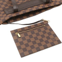 ルイヴィトン LOUIS VUITTON クリフトン N51149 ダミエエベヌ ダミエキャンバス トートバッグ ゴールド金具 トート ポーチ付き