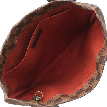 ルイヴィトン LOUIS VUITTON クリフトン N51149 ダミエエベヌ ダミエキャンバス トートバッグ ゴールド金具 トート ポーチ付き
