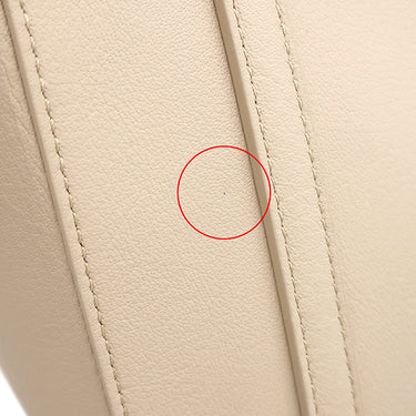 バレンシアガ BALENCIAGA エブリデイ トート XXS 551815 ライトベージュ レザー 2WAYバッグ シルバー金具 ショルダー 斜め掛け