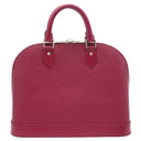 ルイヴィトン LOUIS VUITTON アルマ PM M40490 フューシャ エピレザー ハンドバッグ シルバー金具 鍵・パドロック欠品