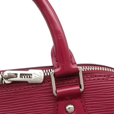 ルイヴィトン LOUIS VUITTON アルマ PM M40490 フューシャ エピレザー ハンドバッグ シルバー金具 鍵・パドロック欠品
