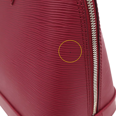 ルイヴィトン LOUIS VUITTON アルマ PM M40490 フューシャ エピレザー ハンドバッグ シルバー金具 鍵・パドロック欠品