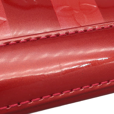 ルイヴィトン LOUIS VUITTON レイユール アルマBB M91593 ポムダムール モノグラムヴェルニ 2WAYバッグ ゴールド金具 赤 ストライプ ショルダー