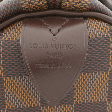 ルイヴィトン LOUIS VUITTON スピーディ30 N41531 ダミエエベヌ ダミエキャンバス ハンドバッグ ゴールド金具 茶 ボストン 鍵・パドロック欠品