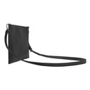 プラダ PRADA クジラプリント サフィアーノ ブラック レザー 2WAYバッグ シルバー金具 クラッチ ショルダー 黒 トライアングルロゴ ホエール