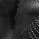 プラダ PRADA クジラプリント サフィアーノ ブラック レザー 2WAYバッグ シルバー金具 クラッチ ショルダー 黒 トライアングルロゴ ホエール