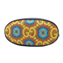 グッチ GUCCI GG カレイドスコープ 100周年記念 676682 ネイビー×マルチカラー PVC レザー ショルダーバッグ ゴールド金具 紺 幾何学柄 巾着 斜め掛け