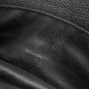 ミュウミュウ MIU MIU ビジュー チェーンショルダー ブラック レザー 2WAYバッグ ゴールド金具 クラッチ メタルロゴ