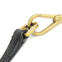 ミュウミュウ MIU MIU ビジュー チェーンショルダー ブラック レザー 2WAYバッグ ゴールド金具 クラッチ メタルロゴ
