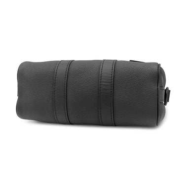 ルイヴィトン LOUIS VUITTON キーポルXS LVアエログラム M80950 ブラック レザー 2WAYバッグ ブラック金具 ショルダー ミニボストン