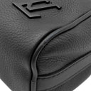 ルイヴィトン LOUIS VUITTON キーポルXS LVアエログラム M80950 ブラック レザー 2WAYバッグ ブラック金具 ショルダー ミニボストン